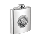 Golf Design 8oz Flask by Big Easy Tobacco Company