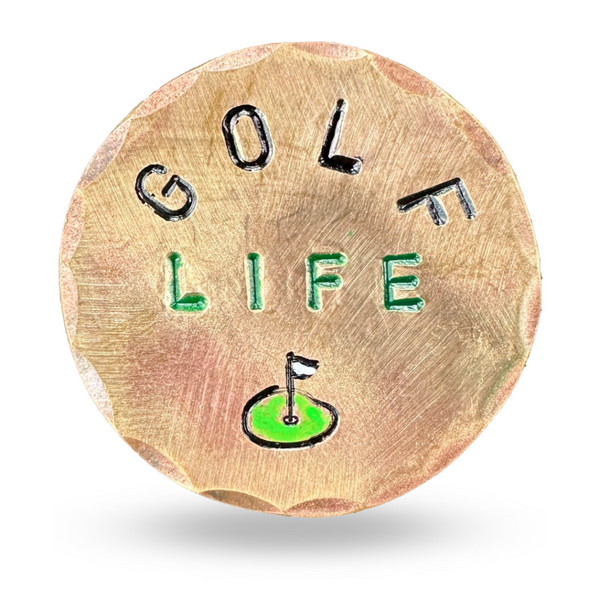 Sunfish: Hand Stamped Copper Ball Marker - Golf Life