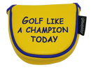 Golf Like A Champion Embroidered Putter Cover - Mallet by ReadyGOLF