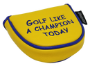 Golf Like A Champion Embroidered Putter Cover - Mallet by ReadyGOLF