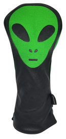 Green Alien Embroidered Driver Headcover by ReadyGOLF