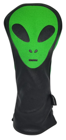 Green Alien Embroidered Driver Headcover by ReadyGOLF