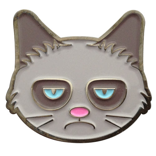 ReadyGolf: Grumpy Cat Ball Marker & Hat Clip