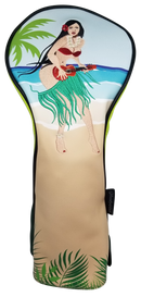 Hula Girl Embroidered Driver Headcover by ReadyGOLF