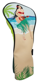 Hula Girl Embroidered Driver Headcover by ReadyGOLF
