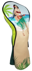 Hula Girl Embroidered Driver Headcover by ReadyGOLF