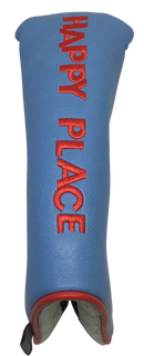 Happy Place Embroidered Putter Cover - Blade by ReadyGOLF