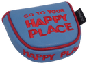 Happy Place Embroidered Putter Cover - Mallet