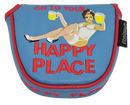 Happy Place Embroidered Putter Cover - Mallet V2