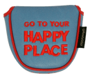 Happy Place Embroidered Putter Cover - Mallet