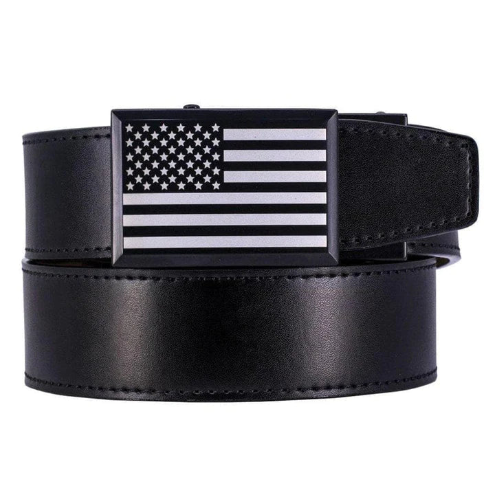 Nexbelt: Men's Classic Heritage USA Flag Belt - Black