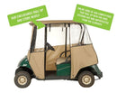 Club Pro: Golf Cart Enclosure - The Hoodie Universal