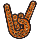 ReadyGolf: Hook 'em Horns Gesture Ball Marker & Hat Clip