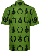 Horseshoes & Hand Grenades Mens Golf Polo Shirt by ReadyGOLF