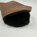 Sunfish: Duraleather Headcover (Driver, Fairway, Hybrid, or Set) - Brown Quilted