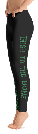 Irish To The Bone Women's All-Over Leggings by ReadyGOLF
