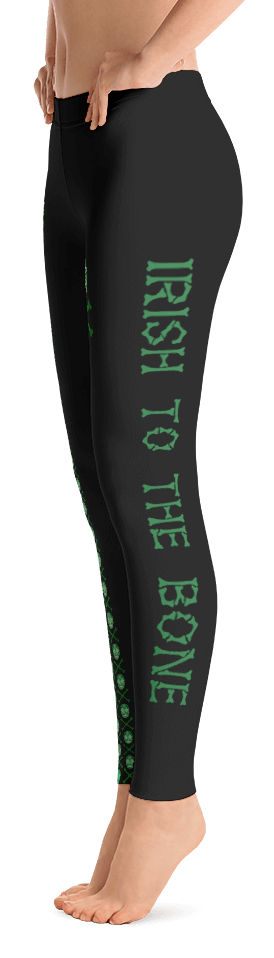Irish To The Bone Women's All-Over Leggings by ReadyGOLF