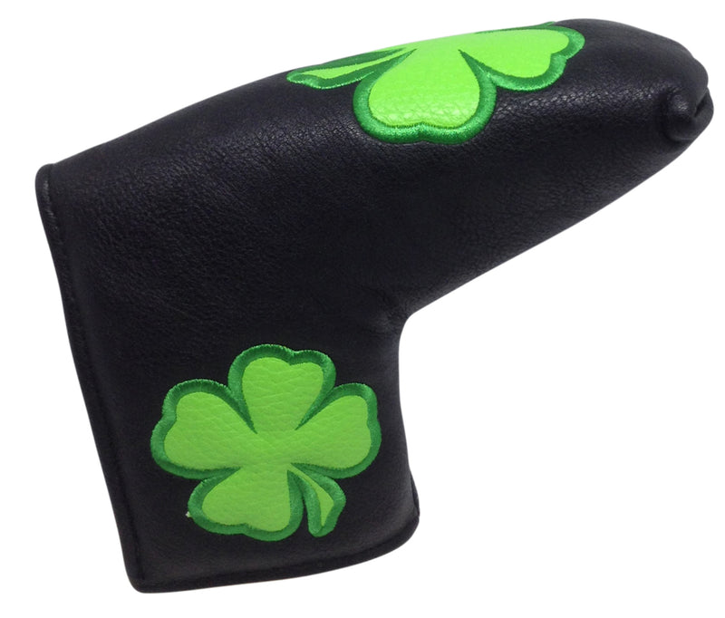 Irish Shamrock Embroidered Putter Cover by ReadyGOLF - Blade