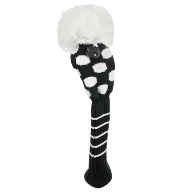 Just 4 Golf: Fairway Headcovers - Medium Dot - Black & White