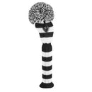 Just 4 Golf: Fairway Headcover - Wide Stripe Black & White