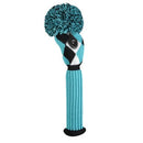 Just 4 Golf: Fairway Headcover - Diamond - Turquoise, Black & White