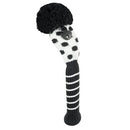 Just 4 Golf: Hybrid Headcover - Small Dot - Black & White