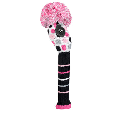 Just 4 Golf: Hybrid Headcover - Small Dot - White/Pink/Black/Grey