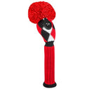 Just 4 Golf: Hybrid Headcover - Diamond - Red, Black & White