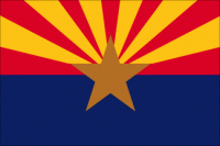 Bag Boy: 12" X 18" Rectangular State Flag - Arizona