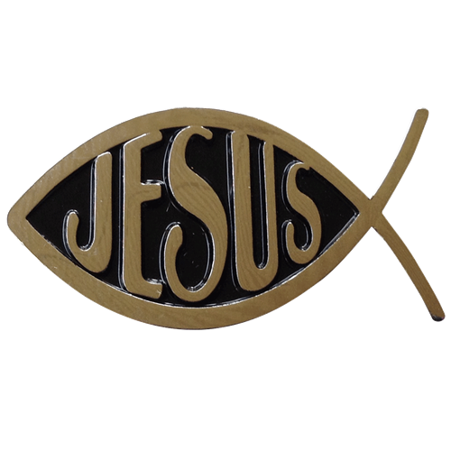 ReadyGolf: Christian Jesus Fish Ball Marker & Hat Clip