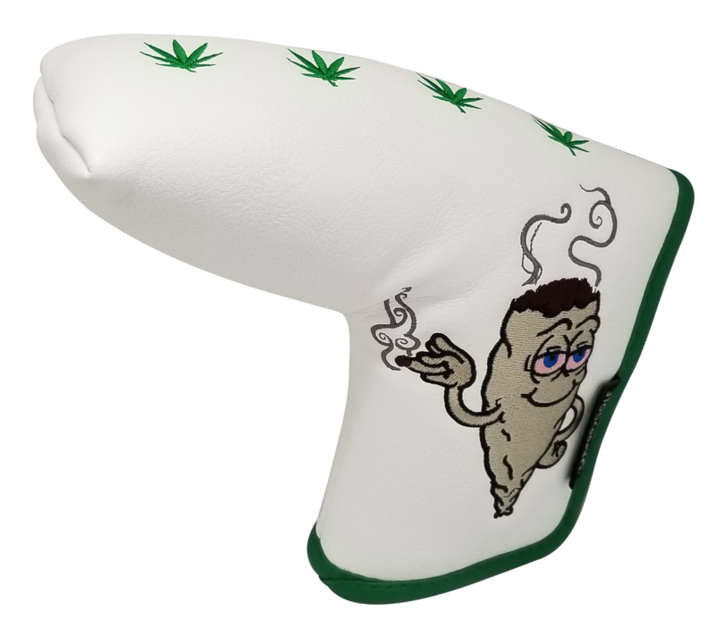 Marijuana Joint Embroidered Putter Cover - Blade by ReadyGOLF