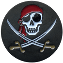 ReadyGolf: Jolly Roger Pirate Ball Marker & Hat Clip