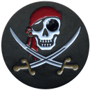 ReadyGolf: Jolly Roger Pirate Ball Marker & Hat Clip