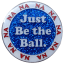 Just Be The Ball Golf Ball Marker & Hat Clip by ReadyGOLF