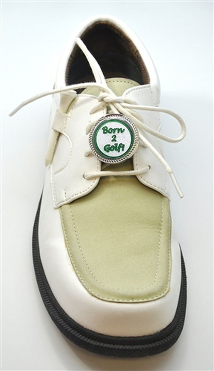 Navika: Glitzy Kicks Candy Shoe Ball Marker - Born to Sparkle (Green)