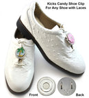 Navika: Glitzy Kicks Candy Shoe Ball Marker - Born to Sparkle (Pink)