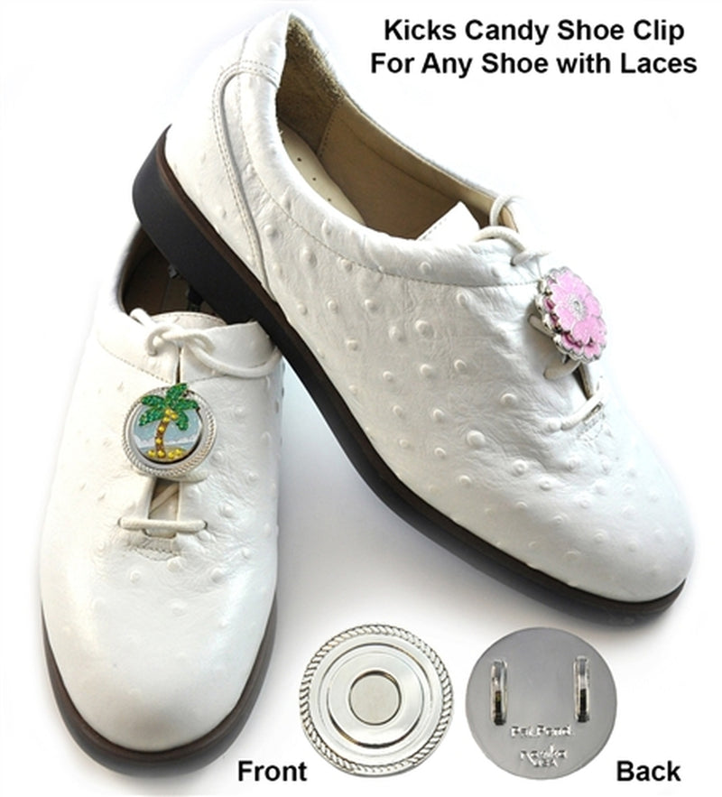 Navika: Swarovski Glitzy Kicks Candy Shoe Ball Marker - Pink Queen of the Course