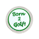 Navika: Glitzy Kicks Candy Shoe Ball Marker - Born to Sparkle (Green)