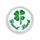 Navika: Glitzy Kicks Candy Shoe Ball Marker - Four Leaf Clover Good Luck