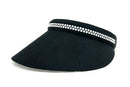 Dolly Mama: Ladies Kaitlyn Clip on Crystal Visor Hats