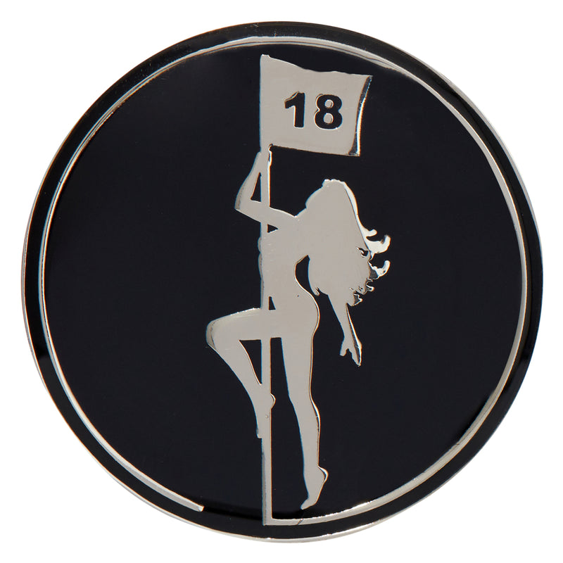 ReadyGolf: Pole Dancer - Naked Lady Ball Marker & Hat Clip