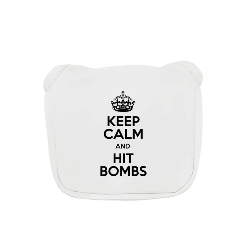 Sunfish: Mallet Putter Covers - Keep Calm and Hit Bombs