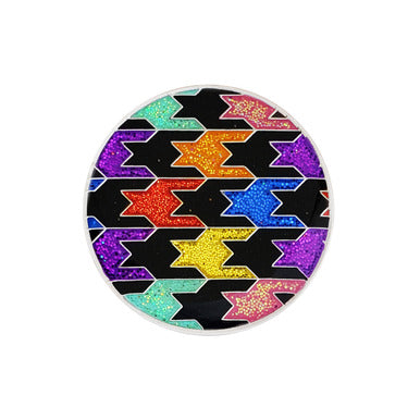Loudmouth: Ball Marker & Hat Clip - Razzle Dazzle Black by Navika