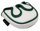 Lucky Clover Embroidered Putter Cover by ReadyGOLF - Mallet