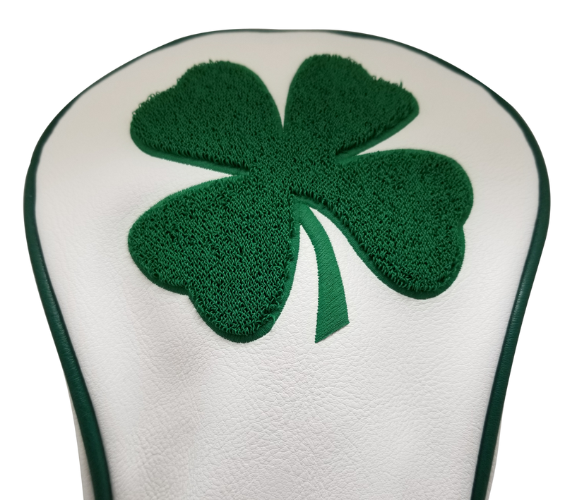 Lucky Clover Embroidered Headcover by ReadyGOLF - Driver