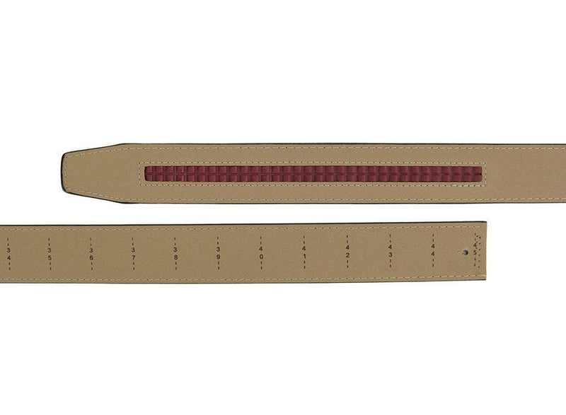 Nexbelt: Specialty - Men's Leather Dress Belt - Thin Red Line