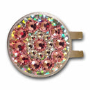 Blingo Ball Markers: Light Pink on Silver Glitter