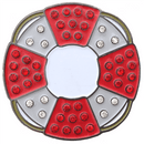 ReadyGolf: Lifesaver Ball Marker & Hat Clip with Crystals