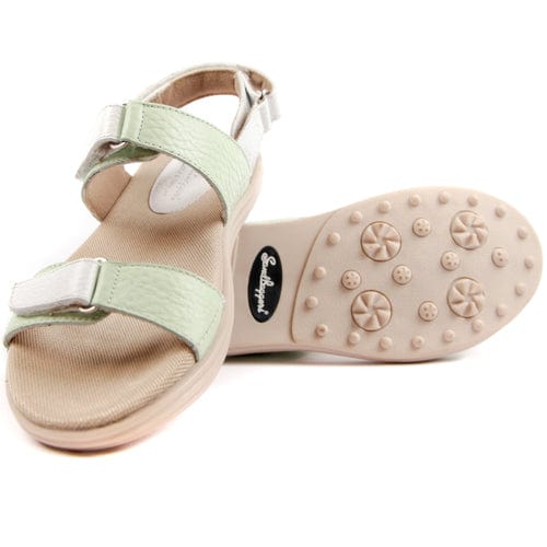 Women's Lola Mint Golf Sandals by Sandbaggers - Main Image