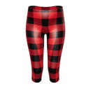 Lumberjack Red Women's Capri Leggings by ReadyGOLF
